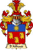 French Family Coat of Arms (v.23) for Ailhaud (d