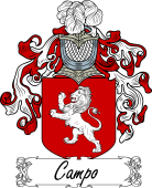 Araldica Italiana Coat of arms used by the Italian family Campo