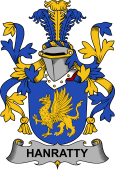 Irish Coat of Arms for Hanratty or O