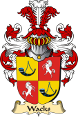 v.23 Coat of Family Arms from Germany for Wacks