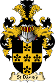Welsh Family Coat of Arms (v.23) for St David