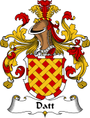 German Wappen Coat of Arms for Datt