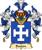 French Family Coat of Arms (v.25) Bouton