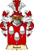 French Family Coat of Arms (v.23) for Audet