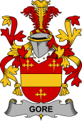 Irish Coat of Arms for Gore