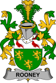 Irish Coat of Arms for Rooney or  O
