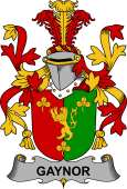 Irish Coat of Arms for Gaynor or McGaynor