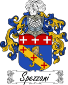 Araldica Italiana Coat of arms used by the Italian family Spezzani