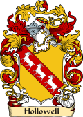 English or Welsh Family Coat of Arms (v.23) for Hollowell (Ref Burke