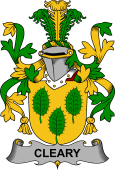 Irish Coat of Arms for Cleary or O