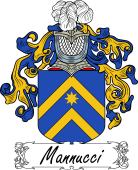 Araldica Italiana Coat of arms used by the Italian family Mannucci