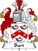 English Coat of Arms for the family Burt