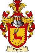 Welsh Family Coat of Arms (v.23) for Popkin (of Fforest. Swansea)