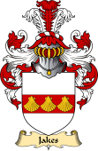 English Coat of Arms (v.23) for the family Jakes