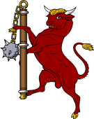 Bull Rampant Mace Betw the Forelegs