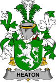 Irish Coat of Arms for Heaton