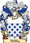 English or Welsh Family Coat of Arms (v.23) for Holtby (Tryton, Yorkshire)