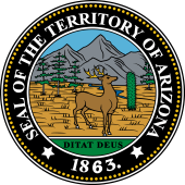 US State Seal for Arizona 1863