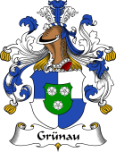 German Wappen Coat of Arms for Grünau