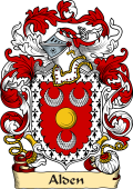 English or Welsh Family Coat of Arms (v.23) for Alden (1607)