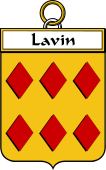 Irish Badge for Lavin or O