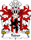 Welsh Coat of Arms for Tudur (AP GRUFFUDD FYCHAN)