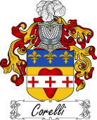 Araldica Italiana Coat of arms used by the Italian family Corelli