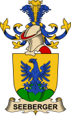 Republic of Austria Coat of Arms for Seeberger (d