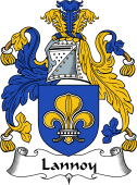 English Coat of Arms for the family Lannoy