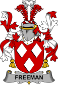 Irish Coat of Arms for Freeman