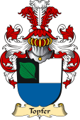 v.23 Coat of Family Arms from Germany for Topfer