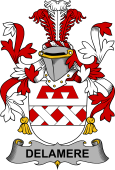 Irish Coat of Arms for Delamere