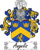 Araldica Italiana Coat of arms used by the Italian family Angelis