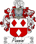 Araldica Italiana Coat of arms used by the Italian family Pannini