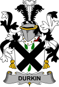 Irish Coat of Arms for Durkin or O