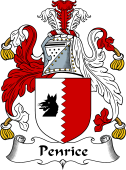 English Coat of Arms for the family Penrice