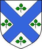 Irish Family Shield for Slator or Slater (Meath)