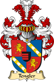 v.23 Coat of Family Arms from Germany for Tengler