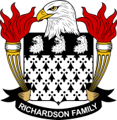 Coat of arms used by the Richardson family in the United States of America