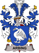 Coat of arms used by the Danish family Arbing