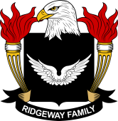 Coat of arms used by the Ridgeway family in the United States of America