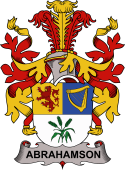 Coat of arms used by the Danish family Abrahamson