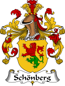 German Wappen Coat of Arms for Schönberg