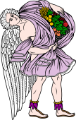 Gods and Goddesses Clipart image: Apeliotes