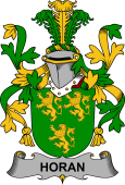 Irish Coat of Arms for Horan or O