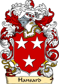 English or Welsh Family Coat of Arms (v.23) for Hansard (Suffolk, Lincolnshire, and Yorkshire)