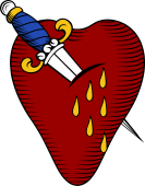 Heart Transpierced By Dagger