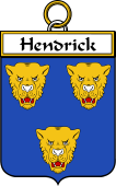 Irish Badge for Hendrick or O