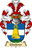 v.23 Coat of Family Arms from Germany for Glockner