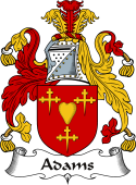 Irish Coat of Arms for Adams